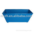 Garden square blue metal Plant tray